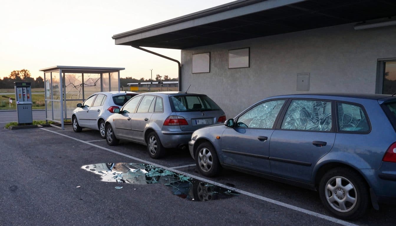 23 Autos beschädigt: 31-jährige Frau nach Sachbeschädigungen an zwei Bahnhöfen festgenommen
