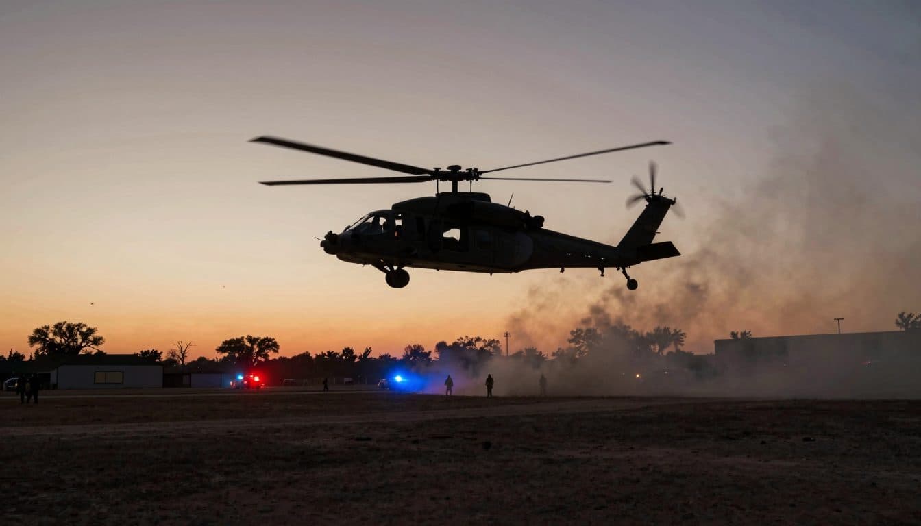 Two killed in military helicopter crash in central Texas