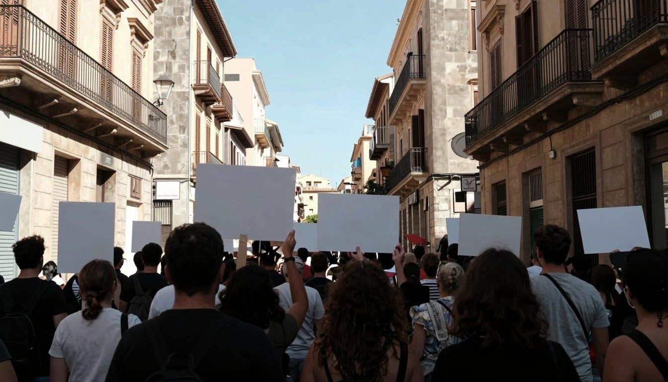 Mallorca: Protest gegen Massentourismus in Palma