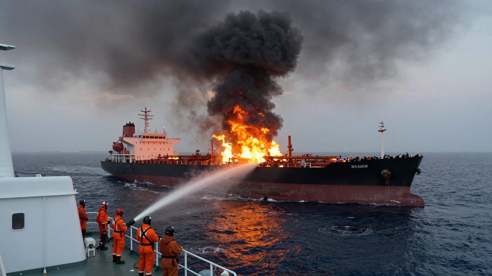 Tanker in der Straße von Hormus nach Angriff in Brand – Verhandlungen zwischen USA und Iran stocken