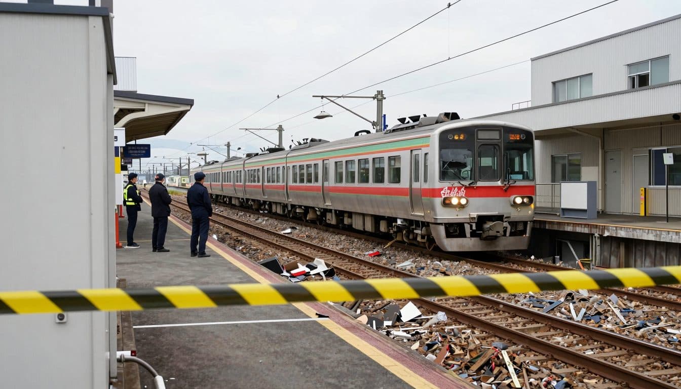 Zugunglück Japan: Vier Tote bei Arbeiten im Tochigi