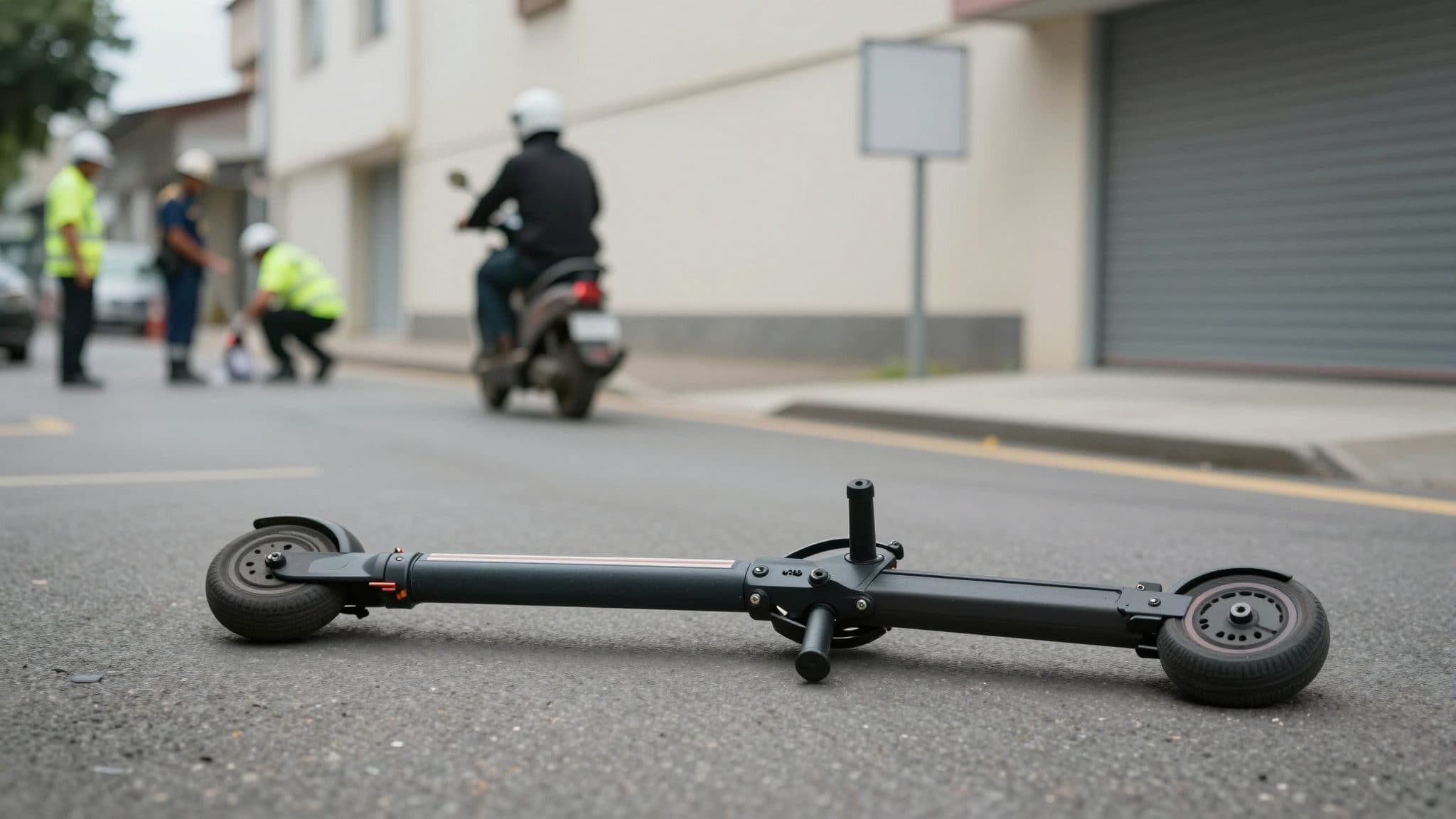 E-Scooter-Unfall Bad Hall: Mann ohne Helm wiederbelebt