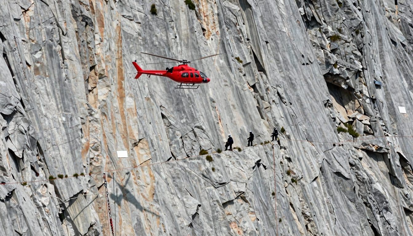 Kletterin stürzt am Wilden Kaiser acht Meter ins Seil und wird per Hubschrauber geborgen