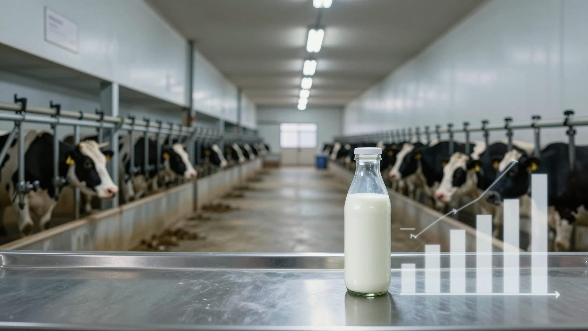 EU-Milchleistung je Kuh steigt binnen zehn Jahren um rund 22 Prozent