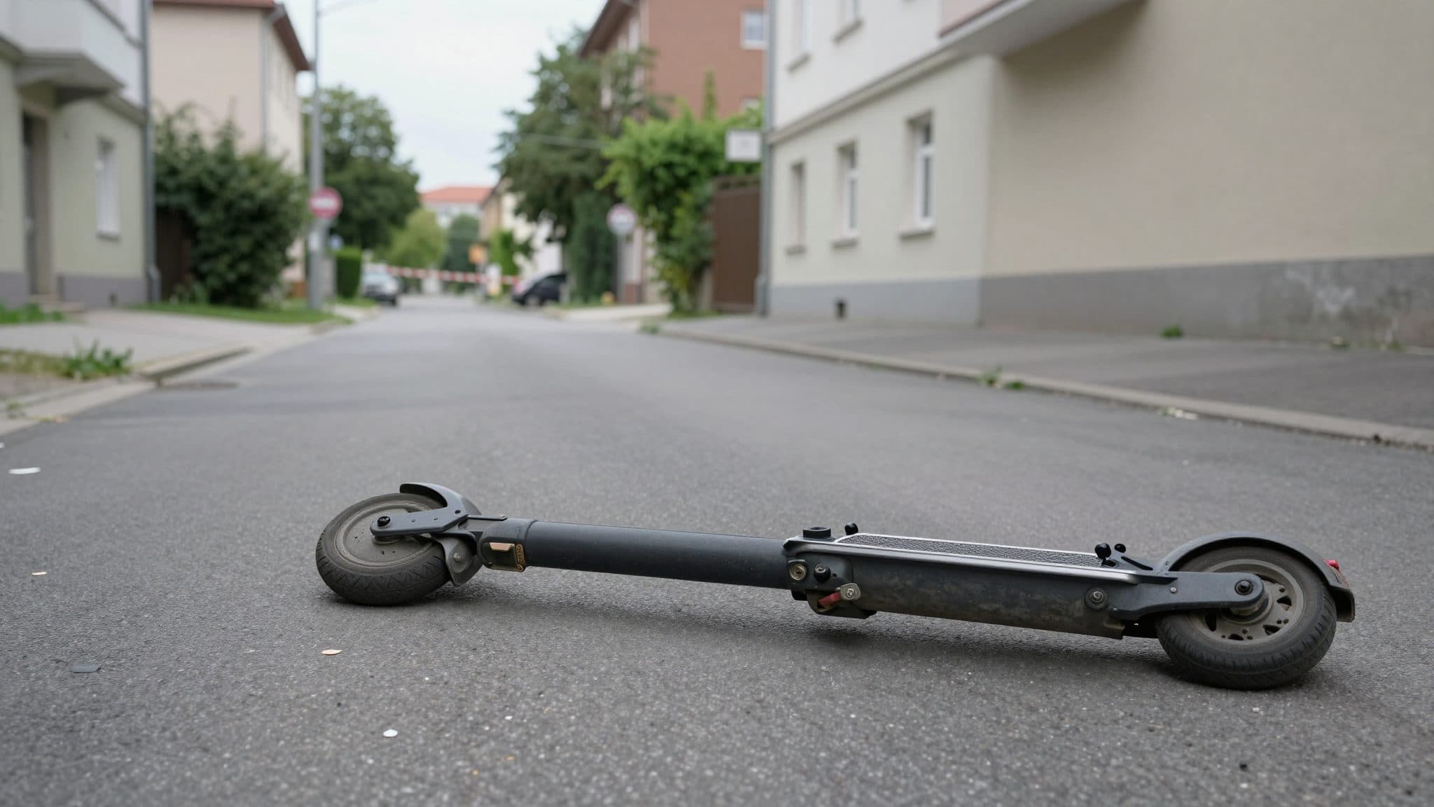 E-Scooter-Unfall in Wien-Liesing: Zwei Personen nach möglichem Bremsversagen verletzt