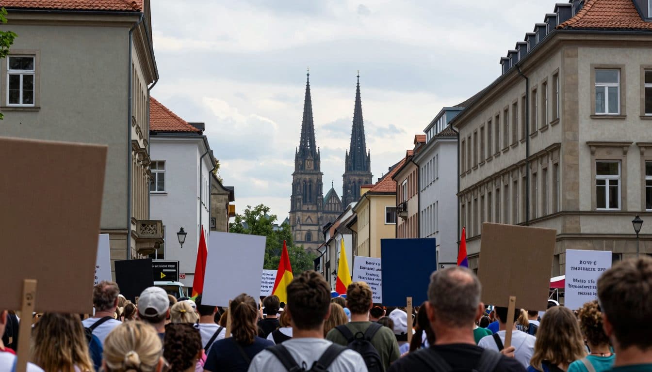AfD-Bundesparteitag in Erfurt beendet – Weidel und Chrupalla im Amt bestätigt, Zehntausende bei Protesten