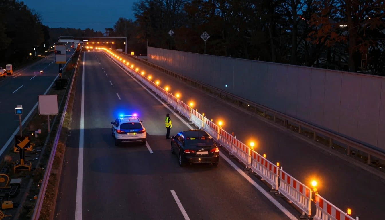 Alkolenker fährt mit 160 km/h durch Baustelle auf der A12 und verliert Führerschein und Auto