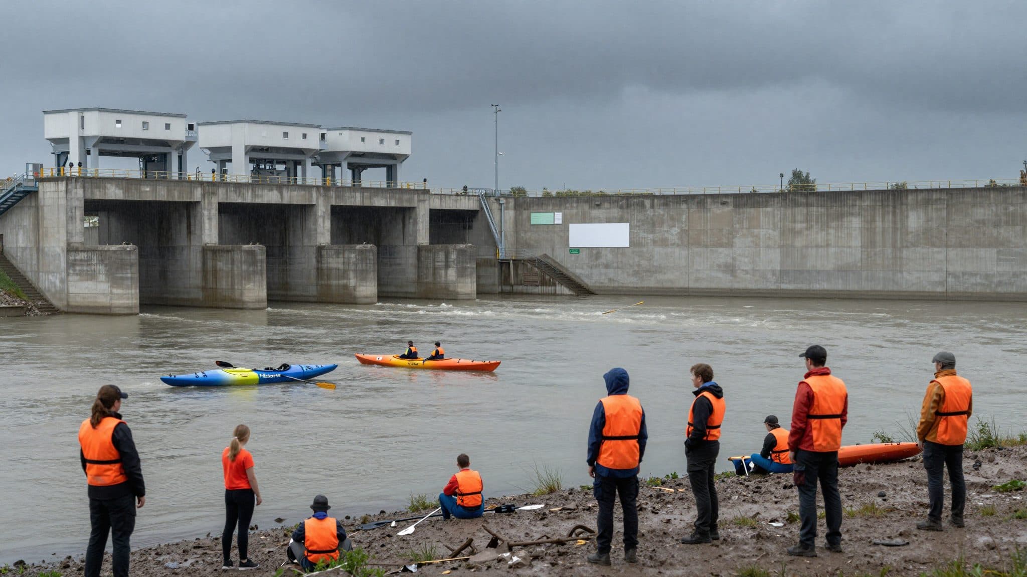 Acht Personen bei Bootsunfall auf der Donau nahe Ybbs-Persenbeug gerettet