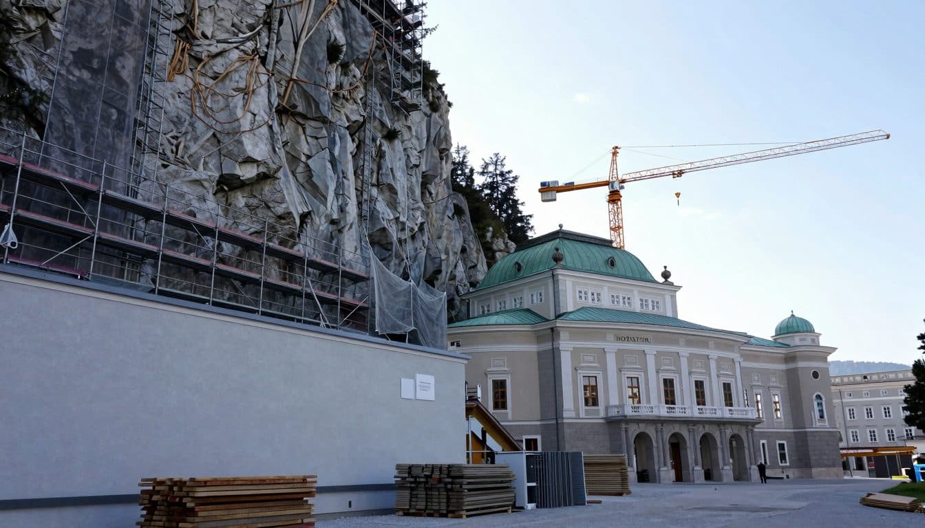 Salzburger Festspielumbau: Aushöhlung des Mönchsbergs beginnt Anfang September