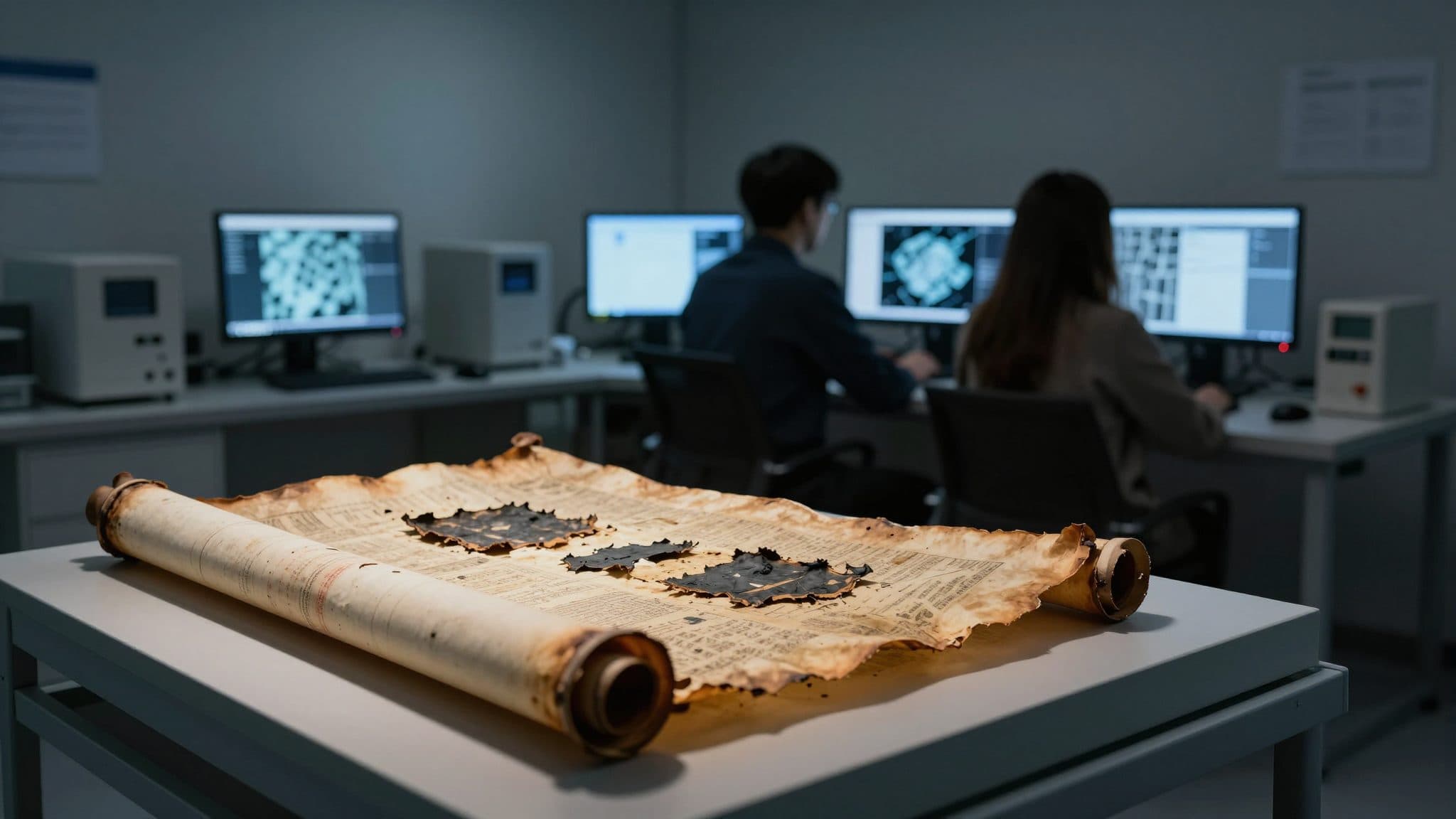 Forscher lesen verkohlte Schriftrollen aus Herculaneum digital – ohne sie zu öffnen