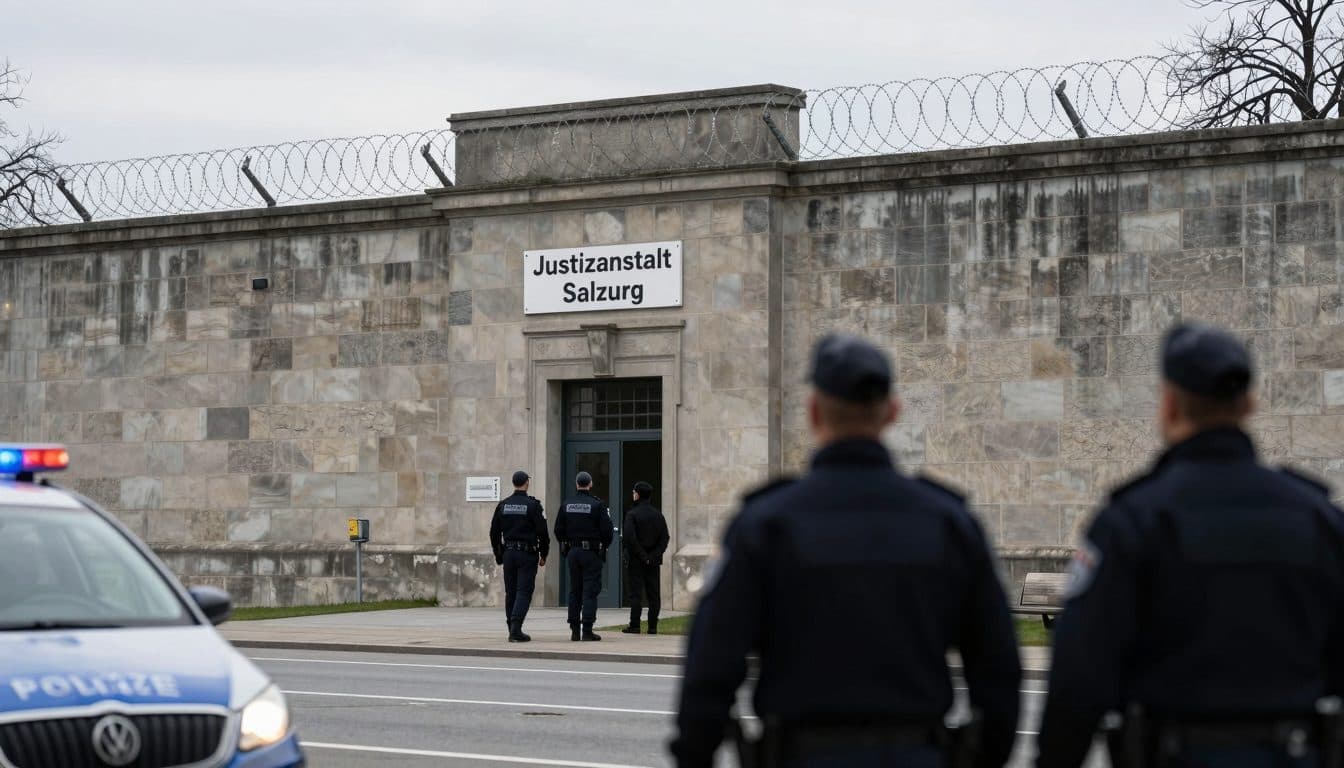 Geflohener Häftling aus Salzburg soll in wenigen Wochen 19 Straftaten begangen haben