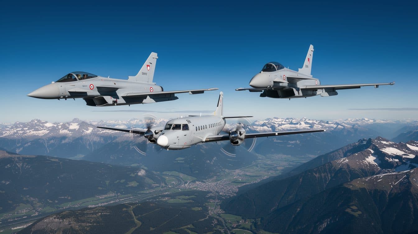 Österreichische Eurofighter starteten wegen US-Militärflugzeugen