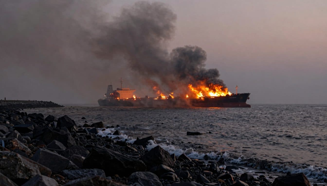 Ukrainische Drohnen beschießen russische Tanker im Schwarzen Meer – Russland greift Häfen und Sumy an