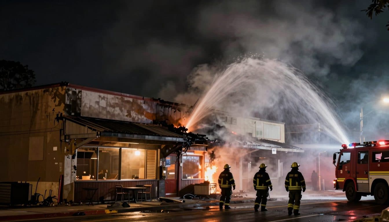 Brand eines Restaurants in Thusis GR: Fünf Personen werden vermisst