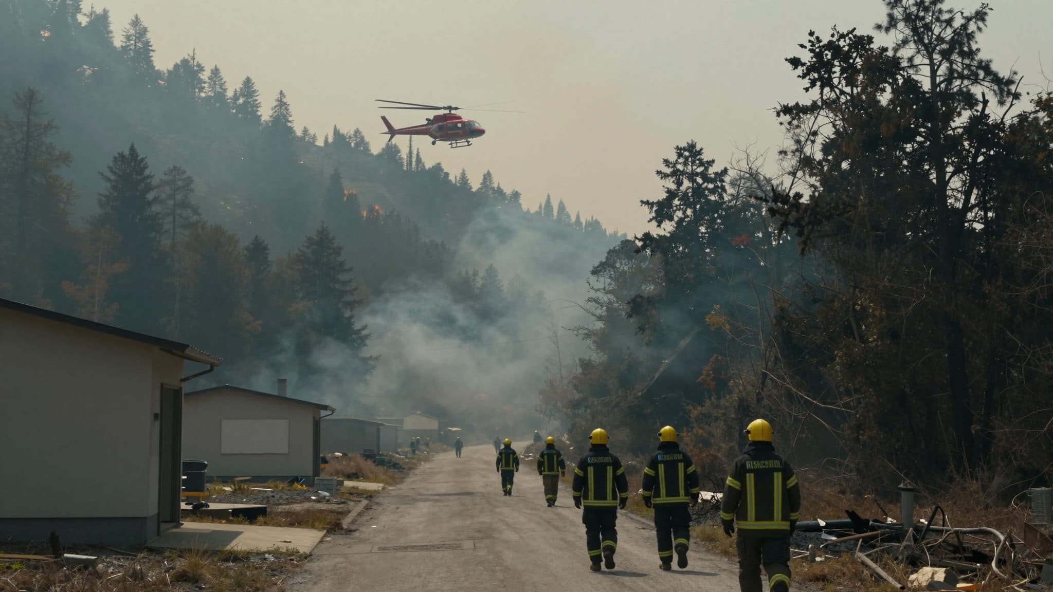 Großeinsatz im Gaisbachtal: Waldbrand bei Scheffau hält Feuerwehr in Atem