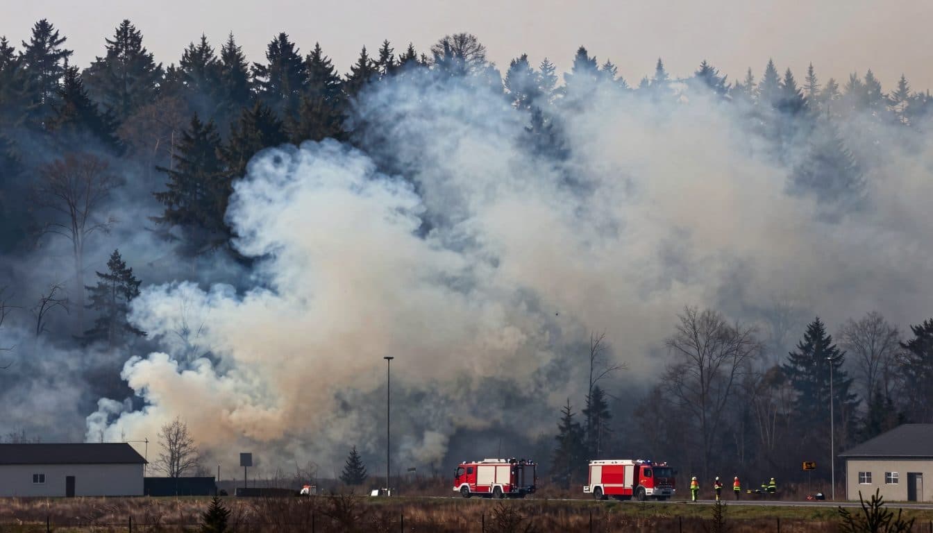 Waldbrand Plauen: größter Brand seit 30 Jahren im Vogtland