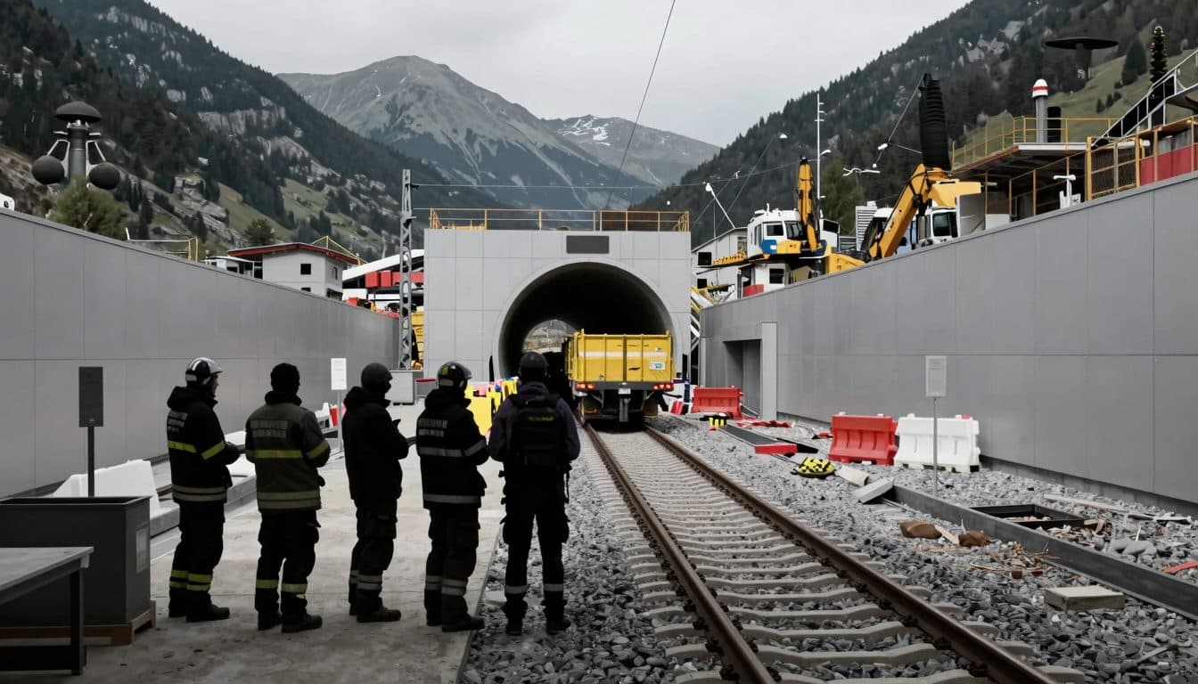 Mitarbeiter auf Brennerbasistunnel-Baustelle in Tirol von Zug erfasst und getötet