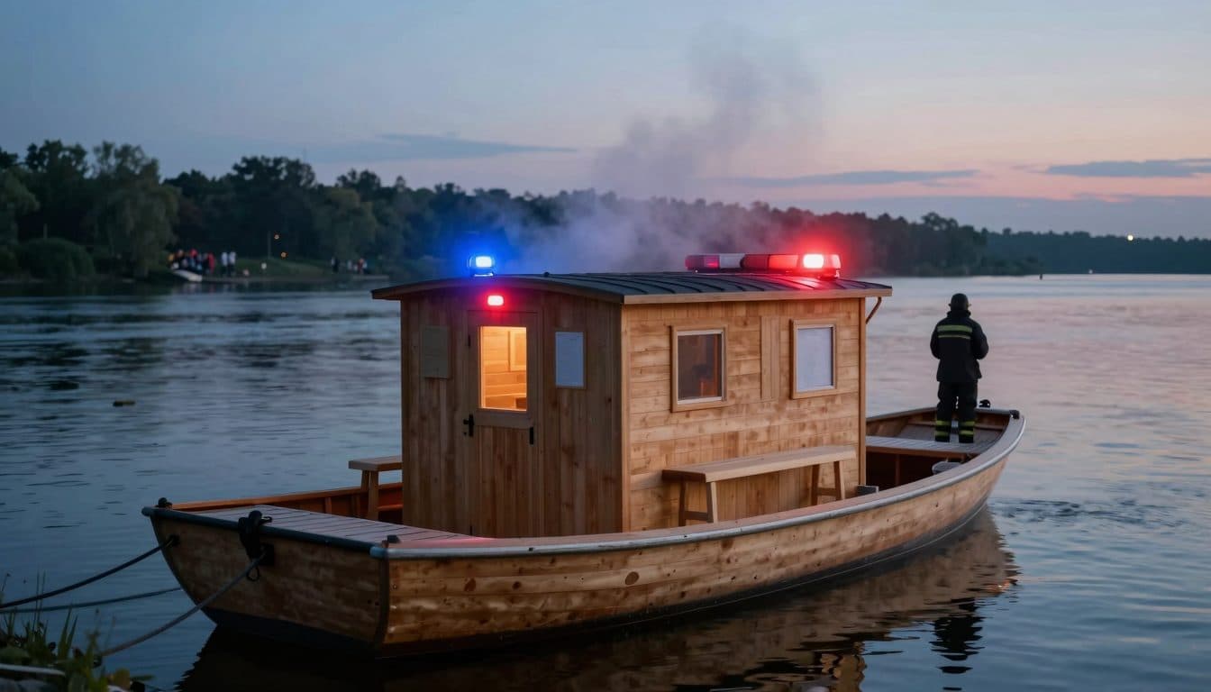 Verpuffung auf Saunaboot der Haveltherme in Werder – ein Mitarbeiter leicht verletzt