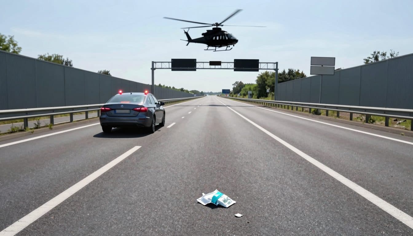 Polizisten reanimieren 57-Jährigen nach Herz-Kreislauf-Stillstand auf der A1 bei Hürm
