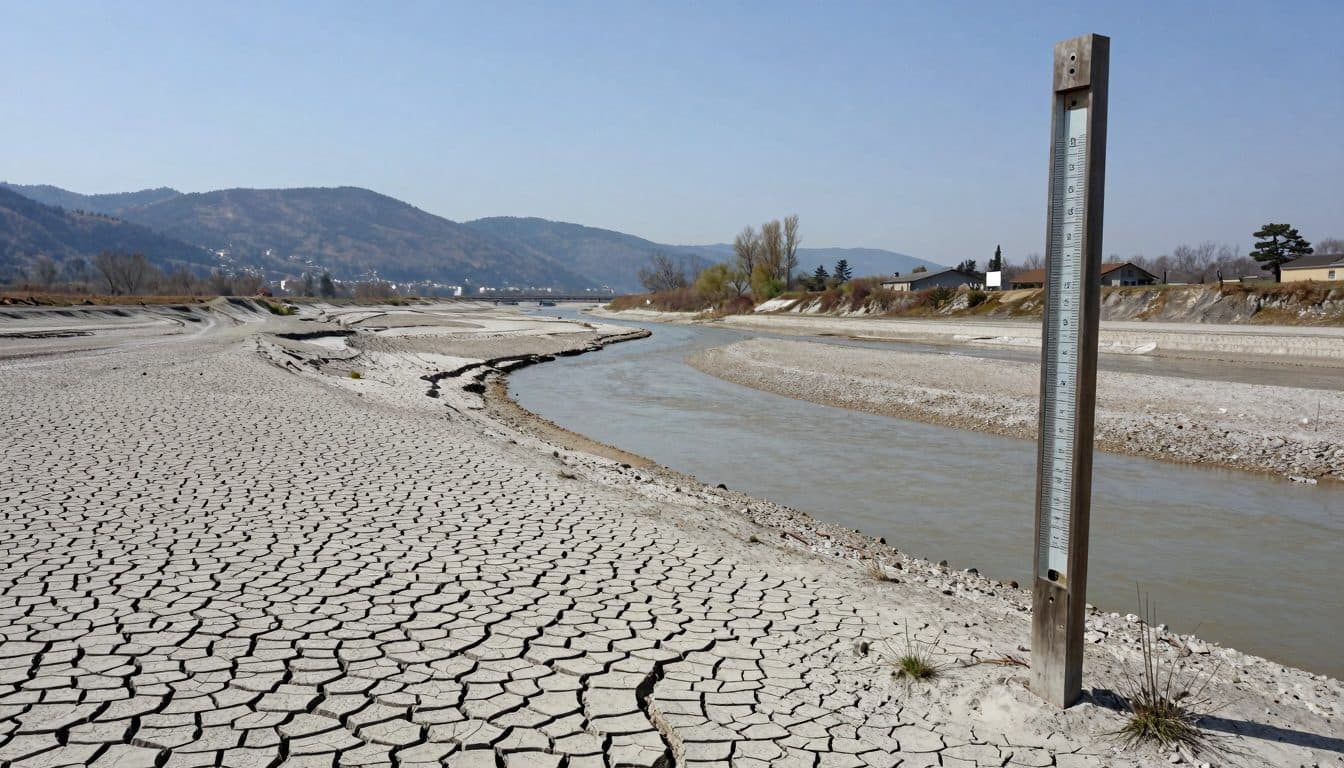Niedrigwasser und Hitze setzen Österreichs Flüsse unter Druck