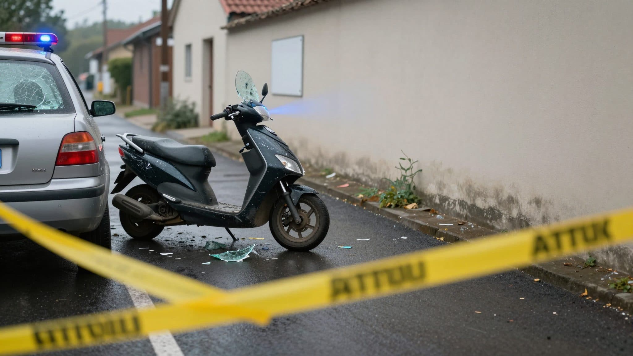 16-Jähriger durchschlägt auf Moped Heckscheibe eines Autos in St. Marienkirchen