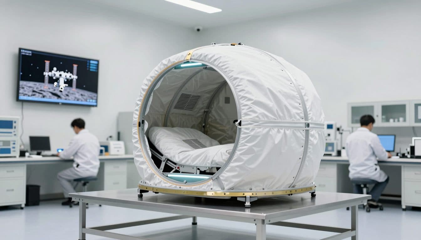 Wiener Team entwickelt faltbare Mini-Privatkabine für Weltraummissionen