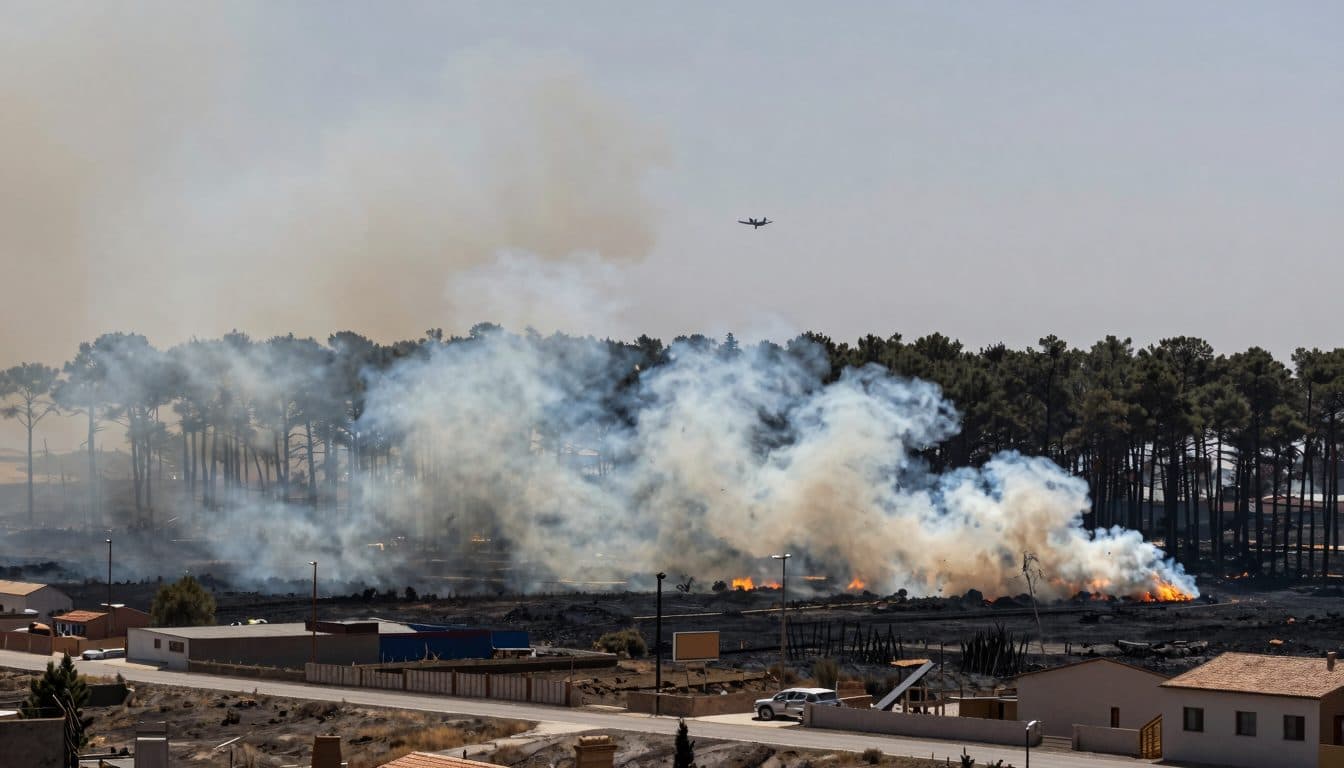 Waldbrand in Aragonien zerstört mehr als 12.000 Hektar – über 1.100 Menschen evakuiert