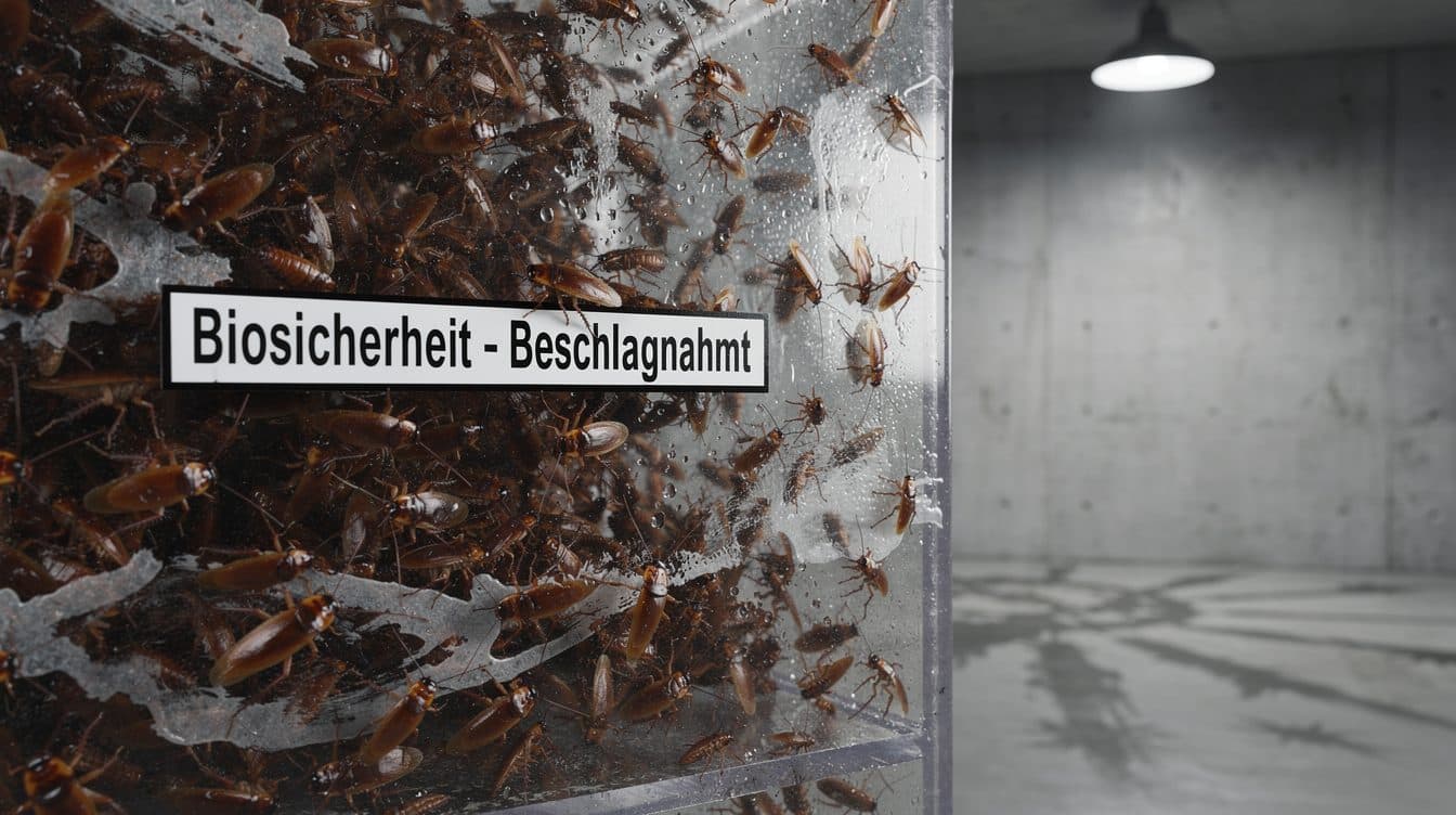 Grösster Fund illegal gehaltener Wirbelloser: Australien beschlagnahmt über 100.000 Kakerlaken