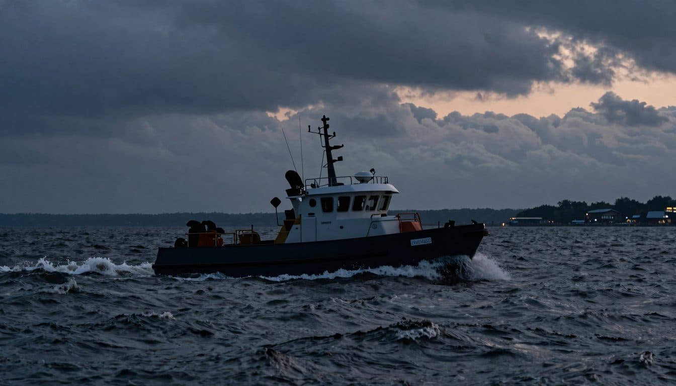 Wasserretter bergen sieben Personen bei stürmischem Wetter vom Bodensee