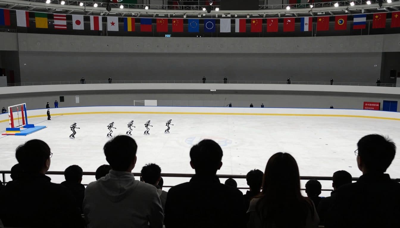 Roboter-Olympiade in Peking: Wettstreit der humanoiden Maschinen