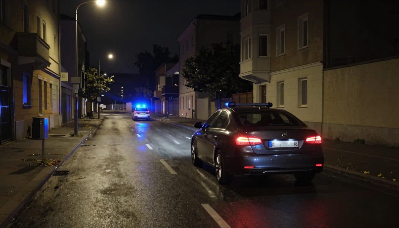 16-Jähriger rast bei nächtlicher Probefahrt in Wien-Floridsdorf mit Mercedes davon