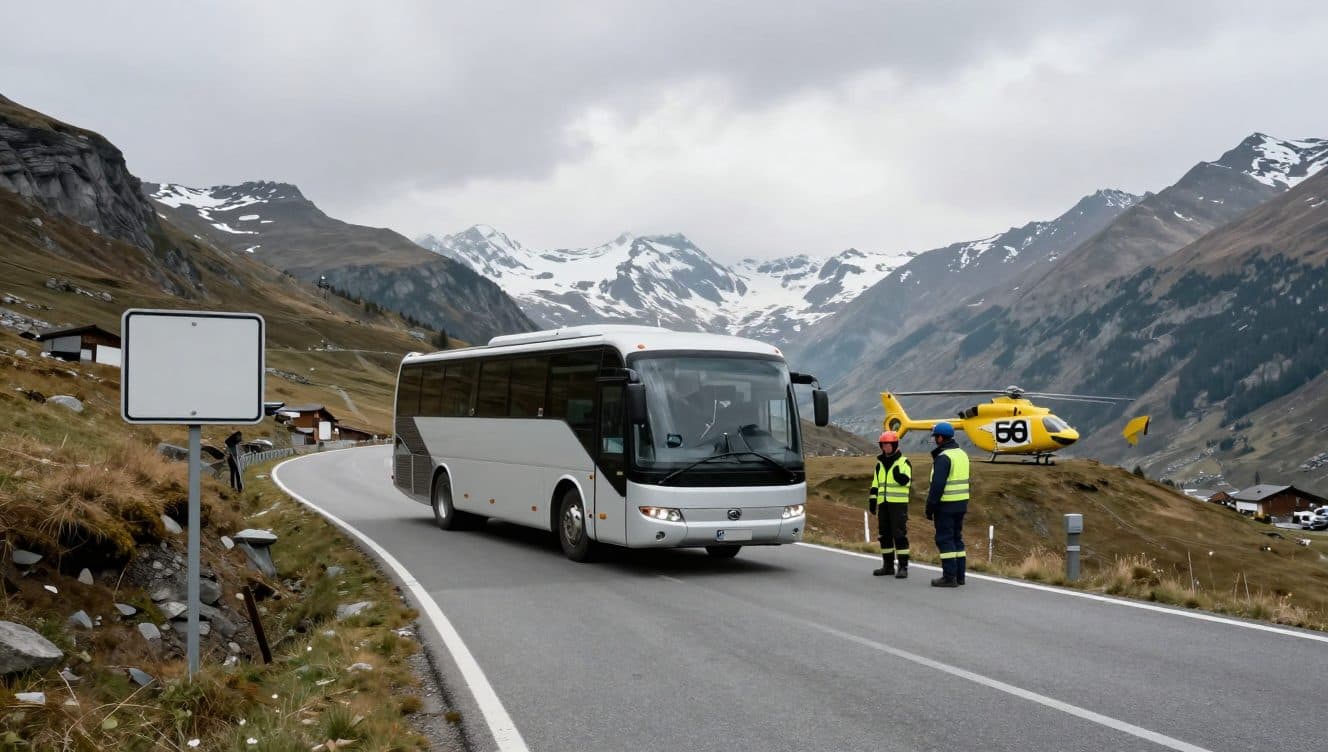 Reisebusunglück im Kanton Graubünden fordert mehrere Tote und Verletzte