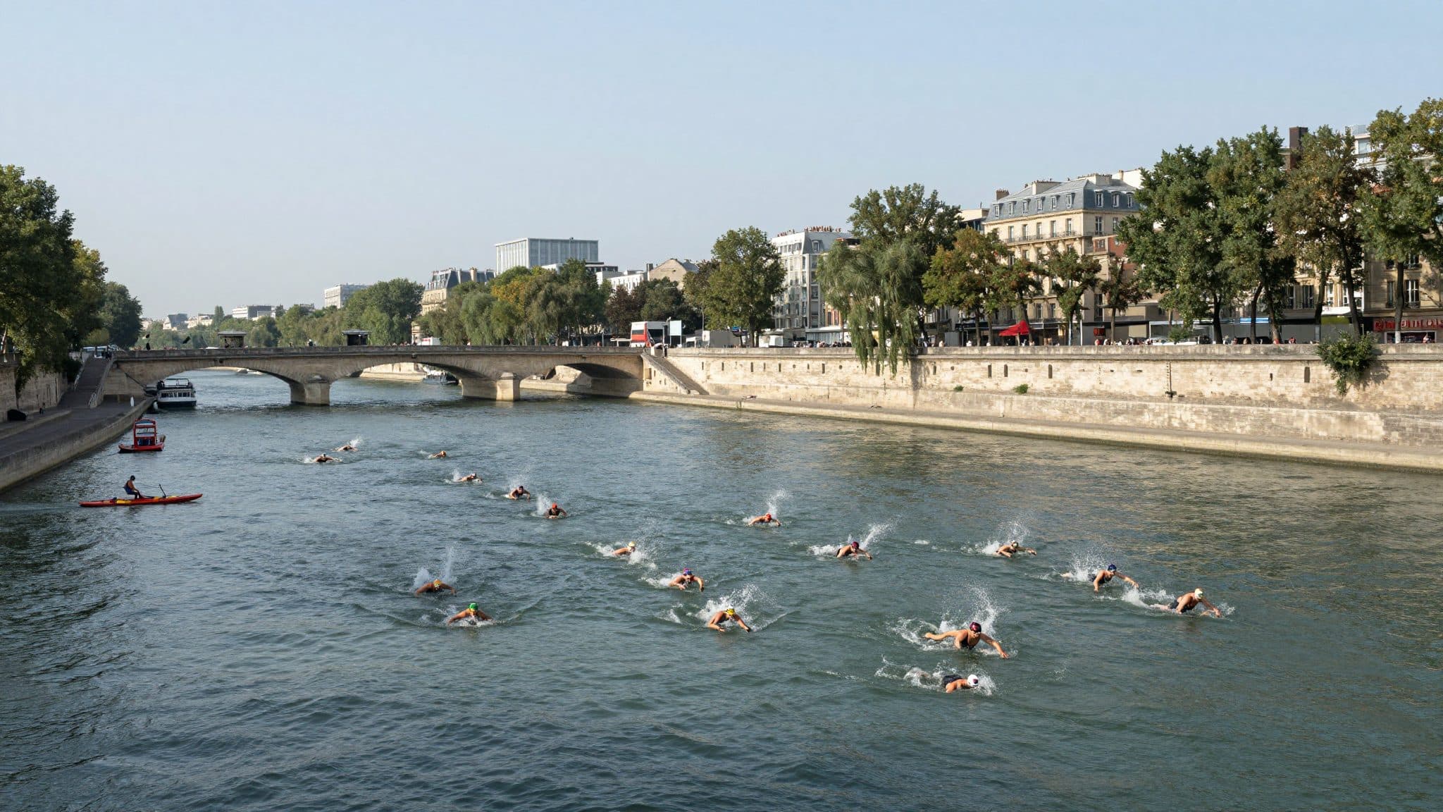 Luca Karl schwimmt bei EM in Paris über zehn Kilometer auf Rang acht