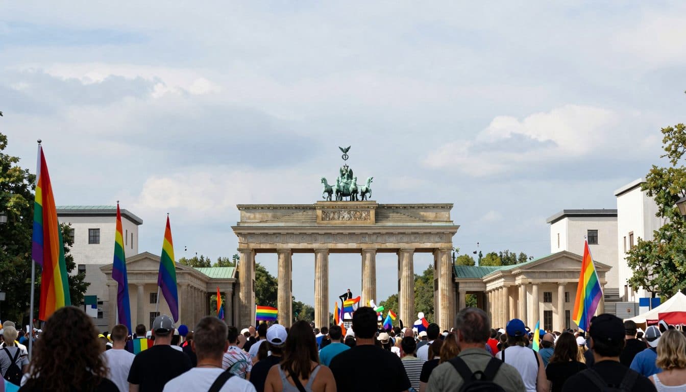 Hunderttausende feiern 48. Christopher Street Day in Berlin unter dem Motto „Haltung ist hot"