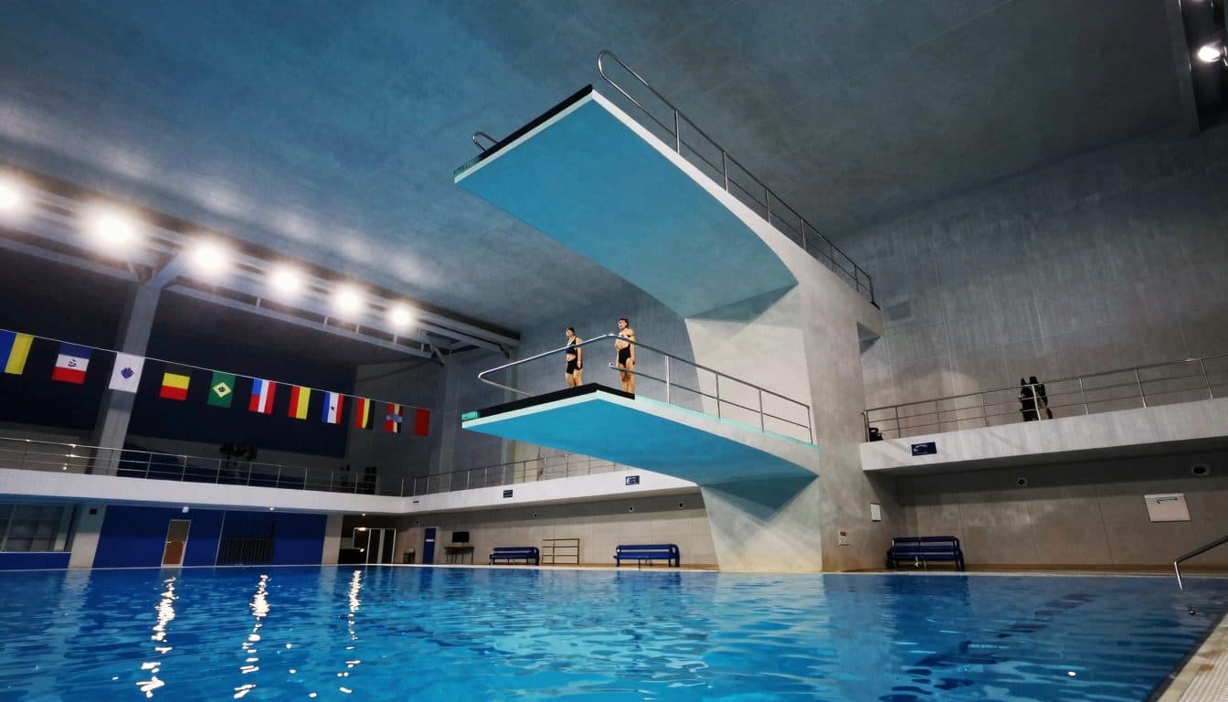 Pauline Pfeif und Ole Rösler gewinnen Silber im Synchronspringen bei der Schwimm-EM in Paris