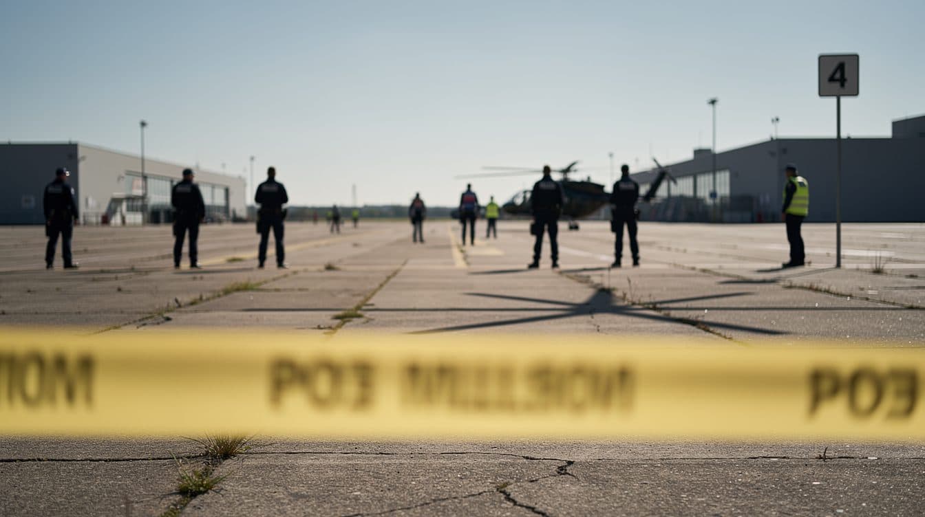 Großeinsatz der Polizei auf dem Tempelhofer Feld: Suche nach bewaffneter Person