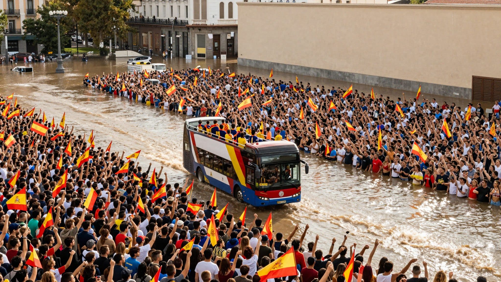 Eine Million Fans feiern Spaniens Weltmeister in Madrid – König Felipe empfängt die Mannschaft im Palacio Real