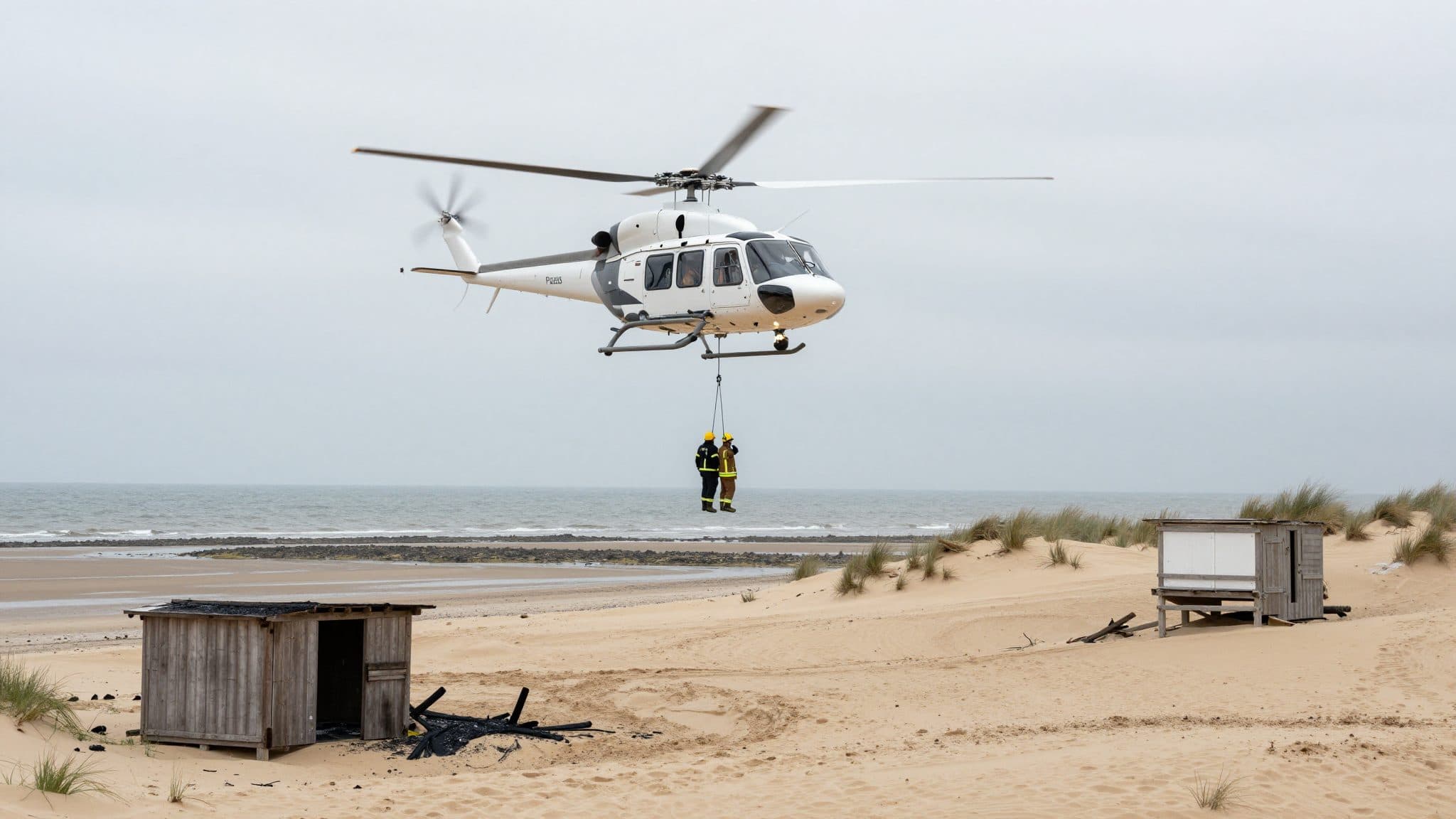 Feuer auf Nordseeinsel Trischen: Vogelwarte des NABU brennt vollständig ab, Vogelwart gerettet