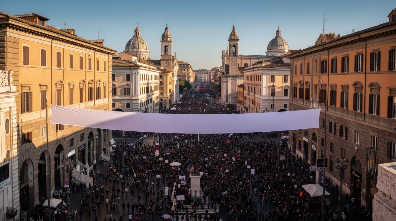 Gründungsparteitag in Rom: Tausende demonstrieren in Italien für "Remigration" – neue Rechtspartei Futuro Nazionale tritt an