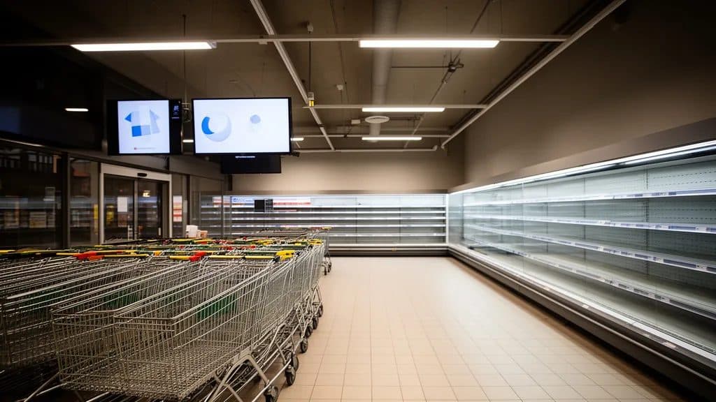 Wolf beißt Person in Hamburger Supermarkt