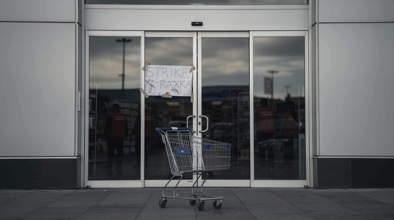 Verdi weitet Warnstreiks im Handel auf Freitag und Samstag aus