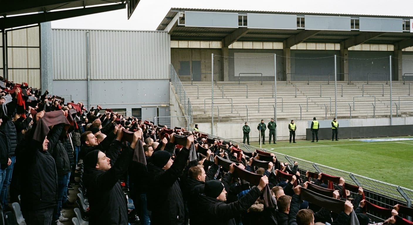 Fußballfan nach Sturz von Gästetribüne verstorben