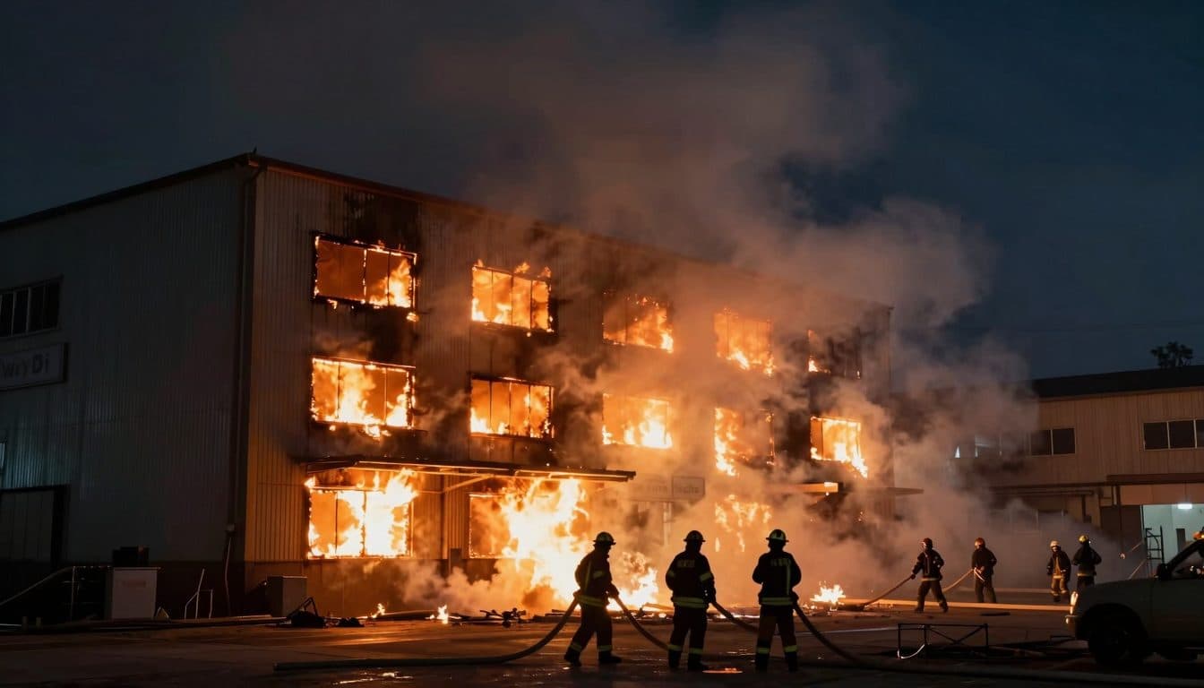 Schuhfabrik-Brand in China fordert mindestens 28 Tote