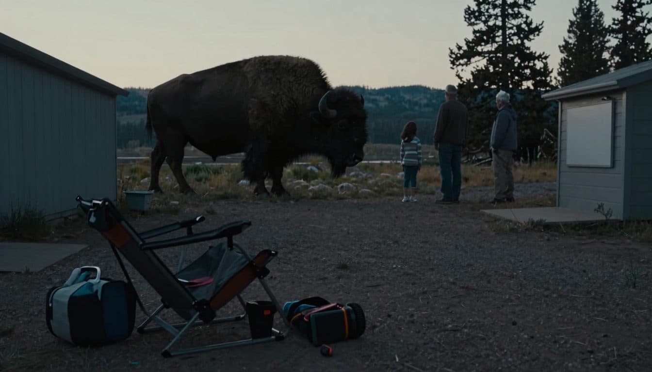 Bison attackiert Rentner in Yellowstone: Mann bei Angriff auf Campingplatz schwer verletzt