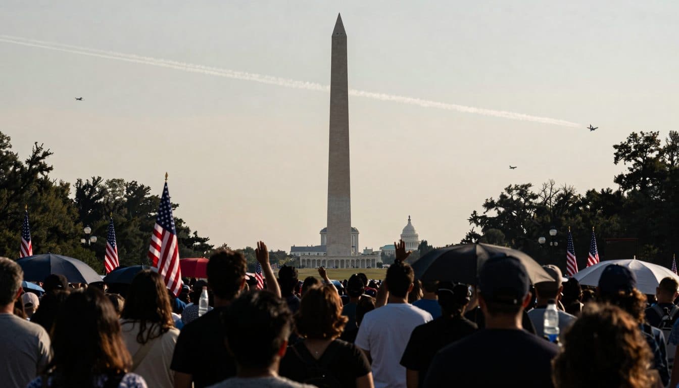Trump nutzt 250-Jahr-Feier der USA für politische Kundgebung in Washington