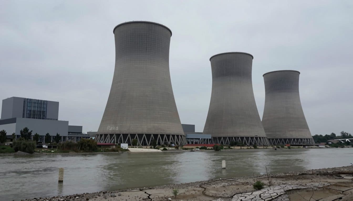 Ungarische Ingenieure halten AKW Paks am Netz, obwohl der Wasserstand der Donau sinkt
