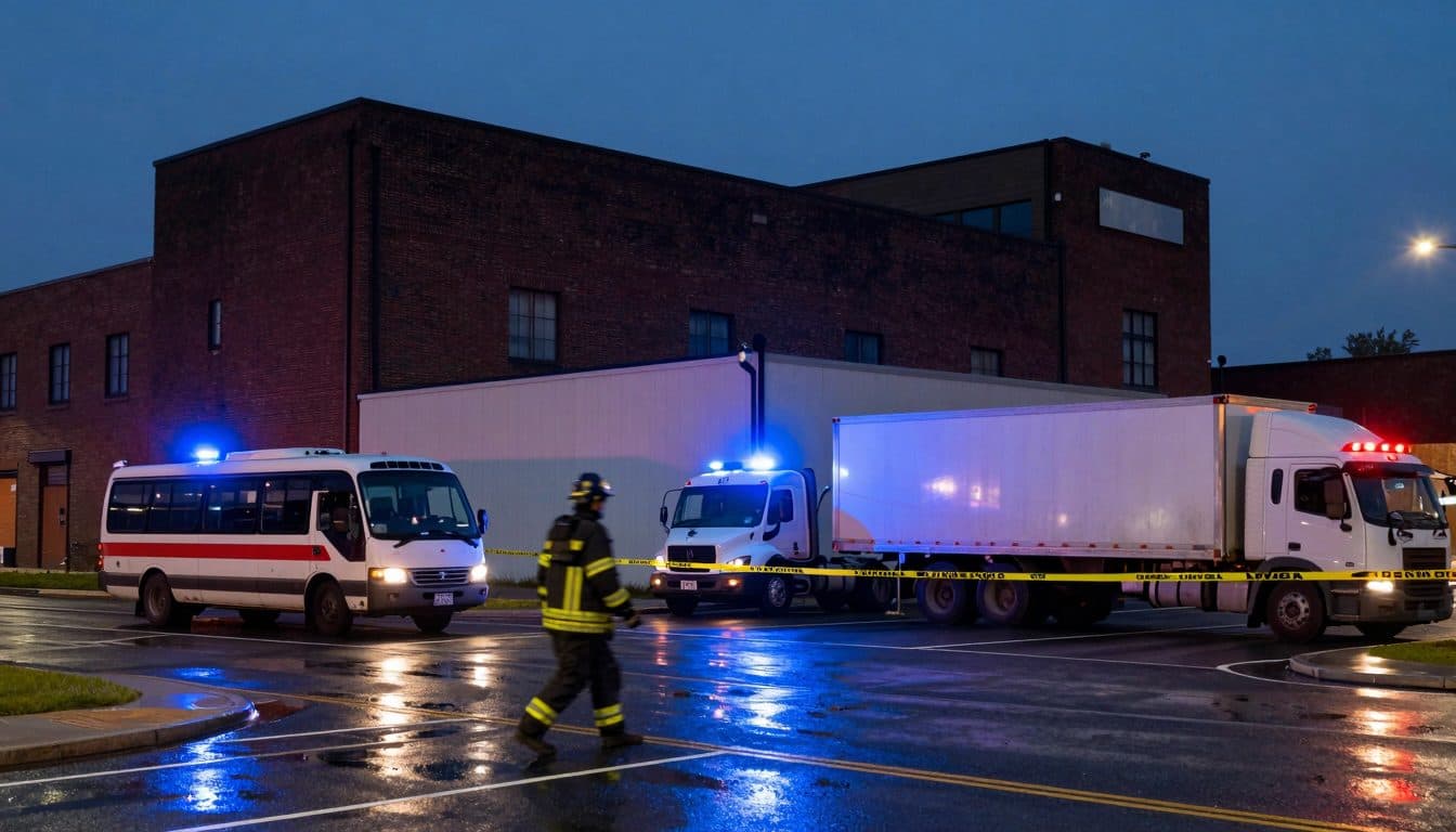 Schwerer Unfall in Zwettl: Kleinbus kollidiert mit Sattelzugfahrzeug