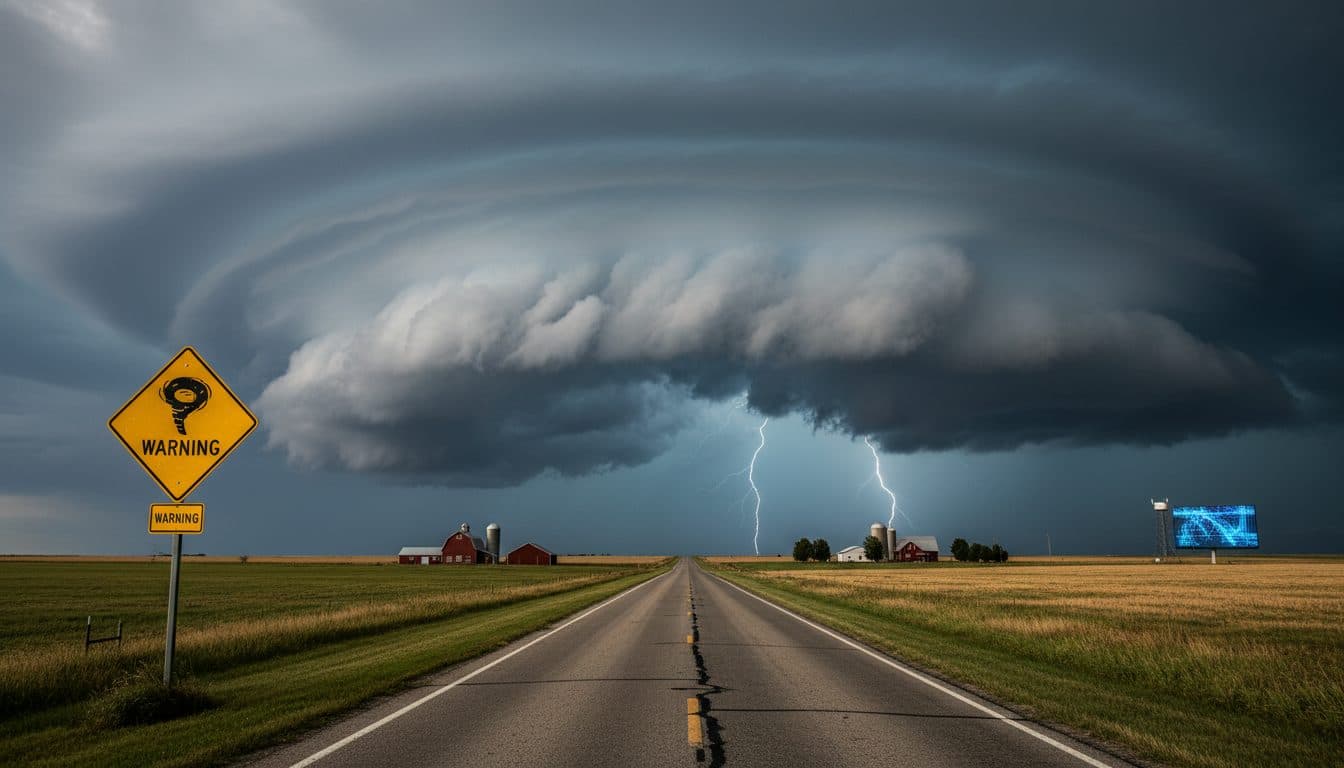 Schwere Unwetter mit Tornados und Überschwemmungen drohen in weiten Teilen der USA