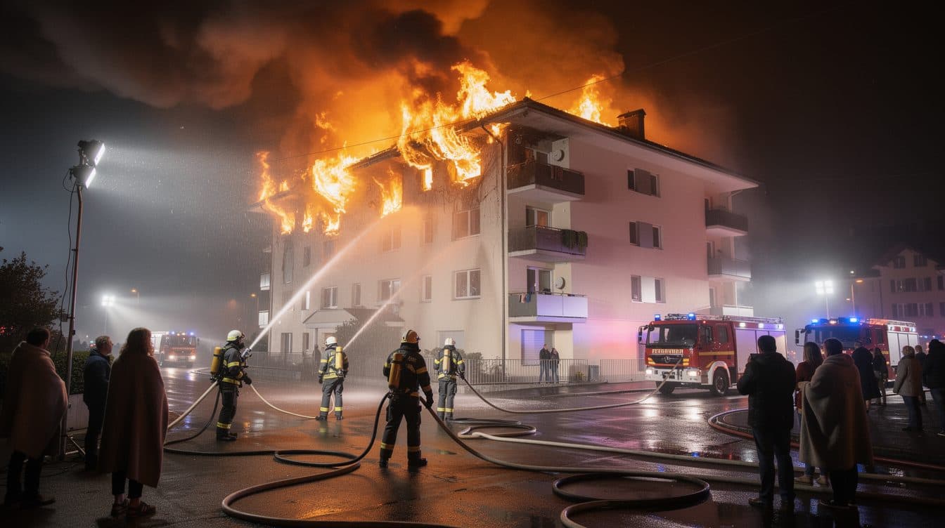 Neun Verletzte nach Vollbrand in St. Gallen – zwei Personen vermisst