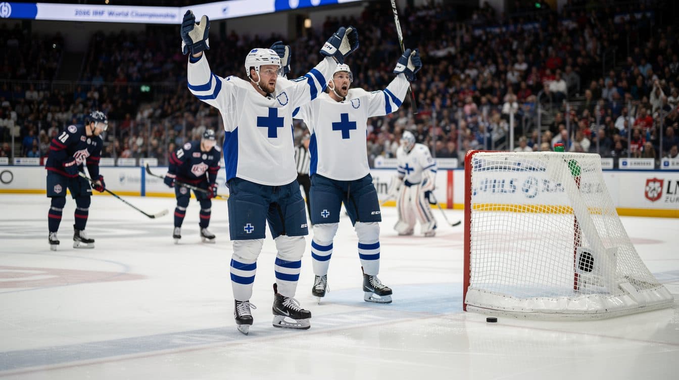 Finnland besiegt Titelverteidiger USA klar mit 6:2 bei Eishockey-WM
